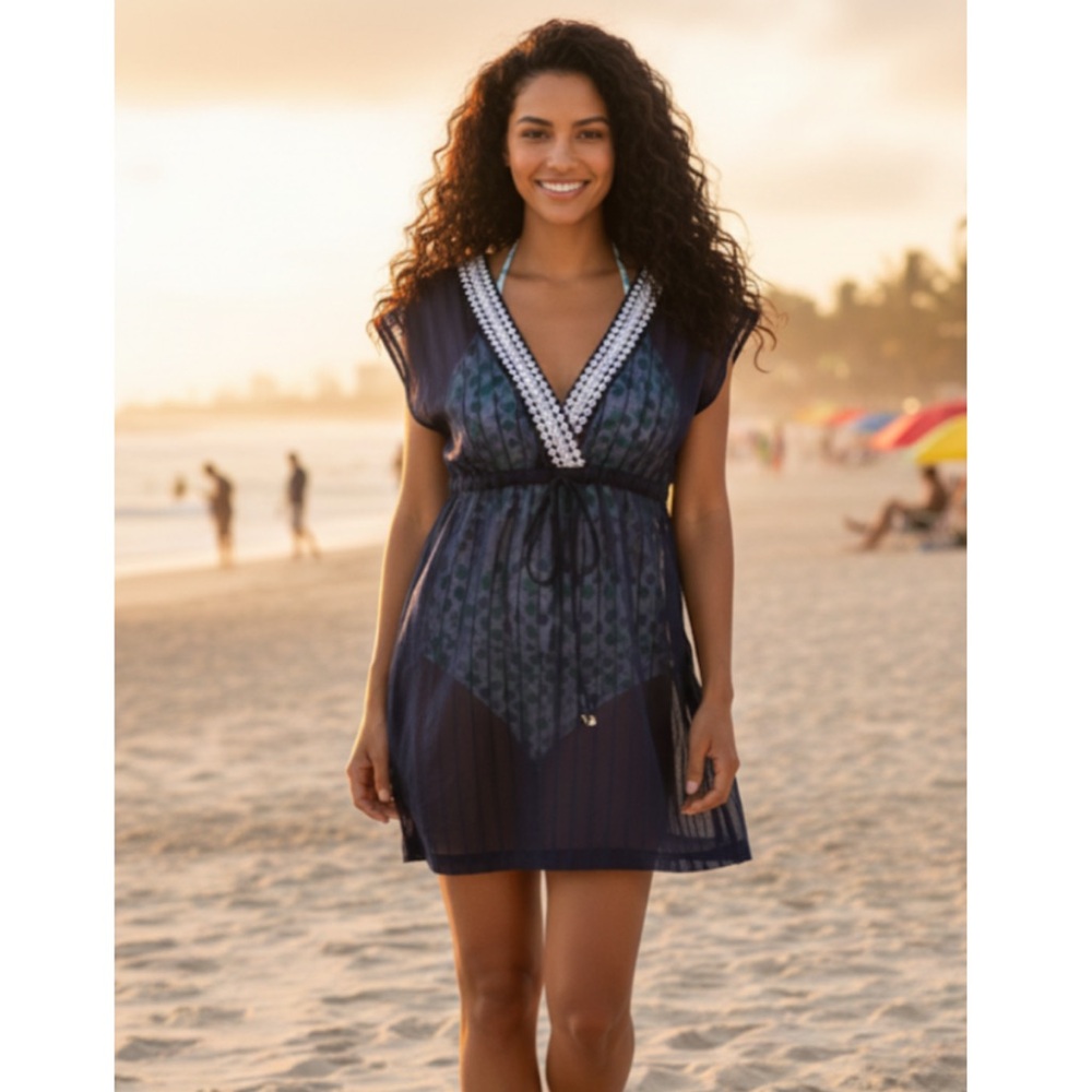 Vineyard Vines Navy Swim Coverup